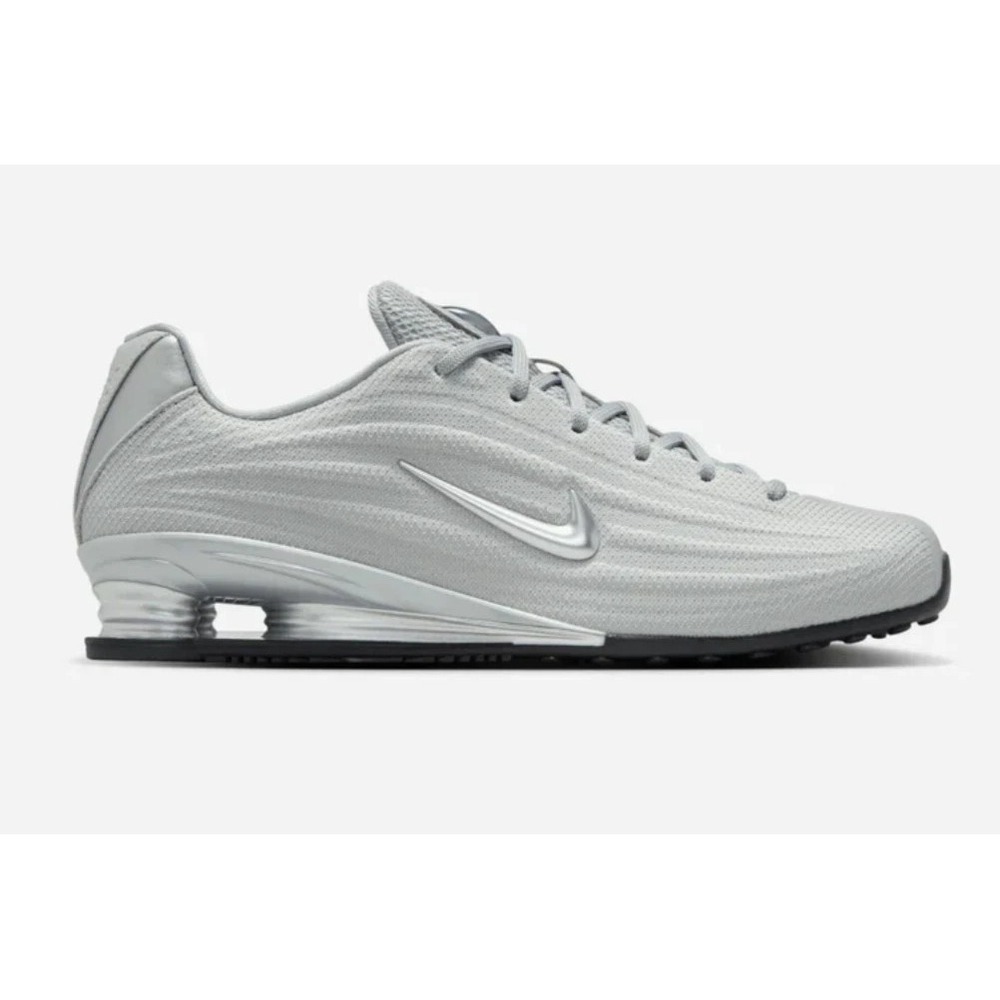 Womens Size 7 - Nike Shox Z Silver/Silver-Black Running Shoes HQ7540-001 NEW